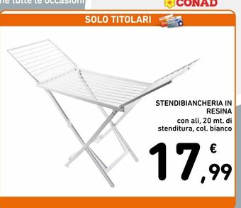 Spazio Conad Stendibiancheria in resina offerta
