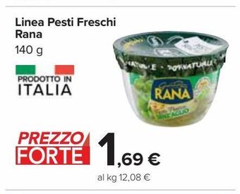 Carrefour Iper Linea pesti freschi rana offerta