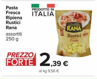 Carrefour Iper Pasta fresca ripiena rustici rana offerta