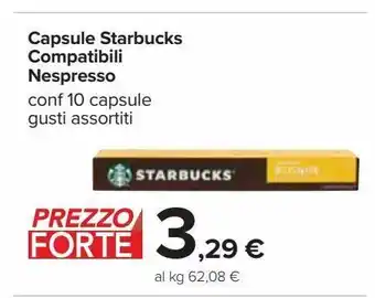Capsule starbucks compatibili nespresso