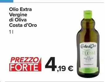 Carrefour Iper Olio extra vergine di oliva costa d'oro offerta