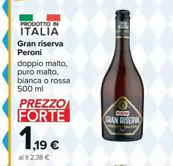 Carrefour Iper Gran riserva peroni offerta