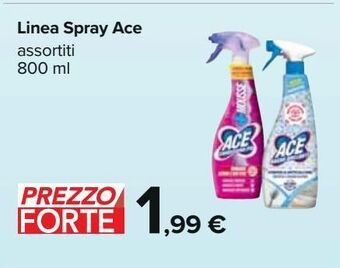 Carrefour Iper Linea spray ace offerta