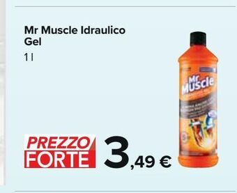 Carrefour Iper Mr muscle idraulico gel offerta