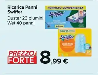 Carrefour Iper Ricarica panni swiffer offerta