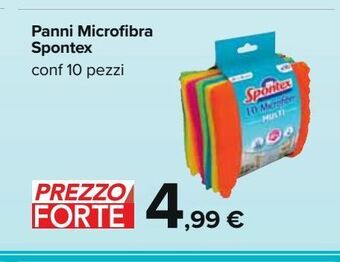 Carrefour Iper Panni microfibra spontex offerta