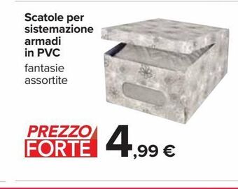 Carrefour Iper Scatole per sistemazione armadi in pvc offerta