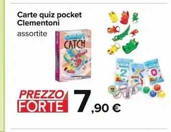 Carte quiz pocket clementoni