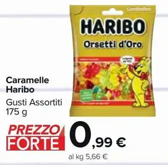 Carrefour Market Caramelle haribo gusti assortiti 175g offerta