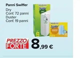 Carrefour Market Panni swiffer dru 72 pz, duster 19 pz offerta