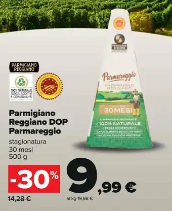 Carrefour Iper Parmigiano reggiano dop parmareggio offerta