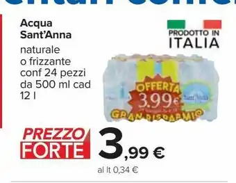 Carrefour Iper Acqua sant'anna offerta
