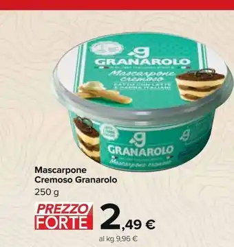 Carrefour Market Mascarpone granarolo cremoso 250g offerta