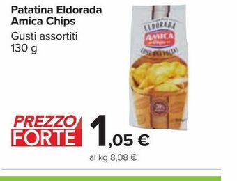 Carrefour Market Patatine eldorada amica chips gusti assortiti 130g offerta