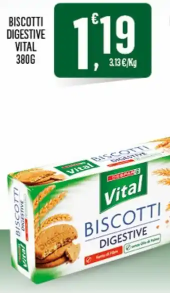Despar Vital Biscotti Digestive 380 g offerta