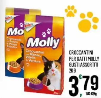 Despar Molly Croccantini per Gatti gusti assortiti 2kg offerta