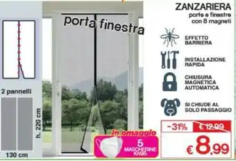 Satur Zanzariera Porta finestra offerta