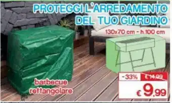 Satur Proteggi L'Arredamento del Tuo Giardino 130x70cm - h 100cm offerta