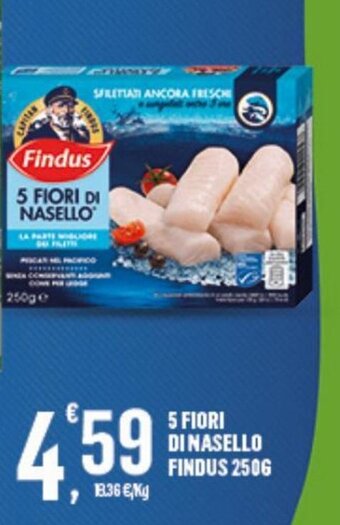 Despar Findus 5 Fiori di Nasello 250 g offerta