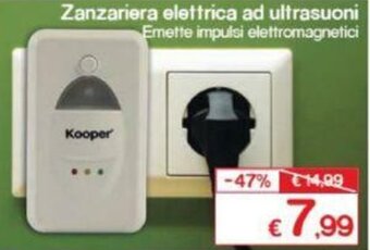 Satur Kooper Zanzariera elettrica ad ultrasuoni offerta