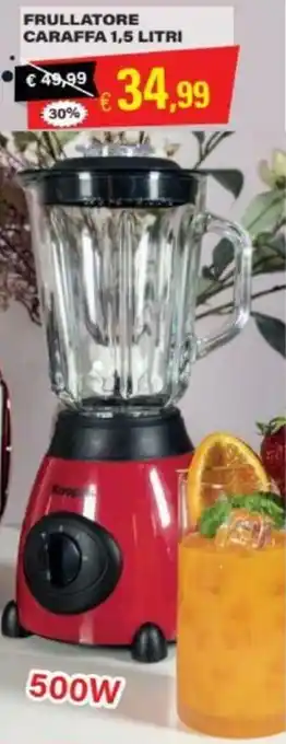 Satur Frullatore Caraffa 1,5lt 500w offerta