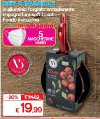 Satur Set 2 Padelle offerta