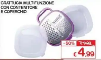 Grattugia Multifunzione con Contenitore E Copperchio