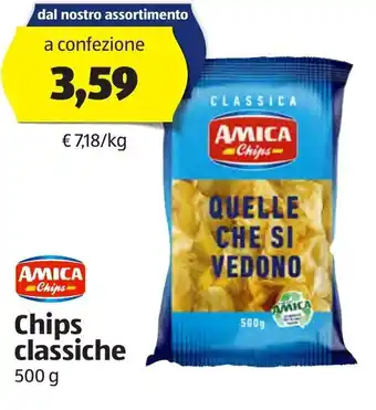 Amica Chips classiche 500 g