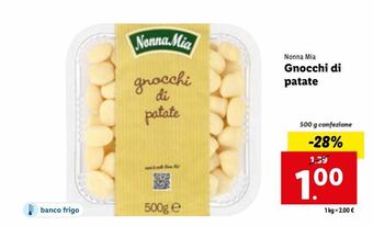 Lidl Gnocchi di patate offerta