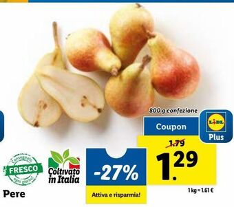 Lidl Pere offerta