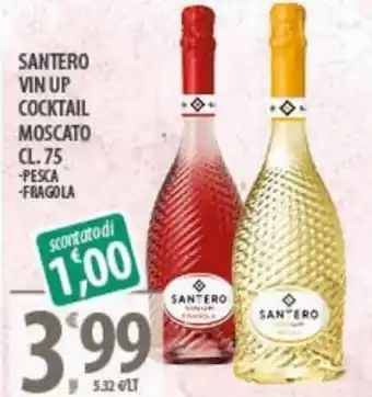 Sisa Santero Vin Up Cocktail moscato 75 cl offerta