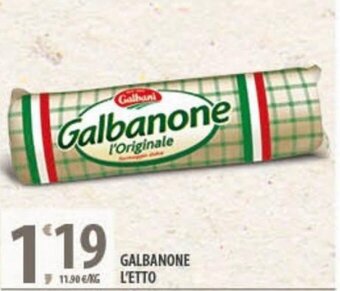 Sisa Galbani Galbanone l'etto offerta