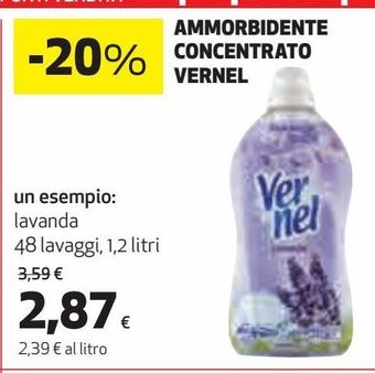 Ipercoop Ammorbidente concentrato vernel offerta