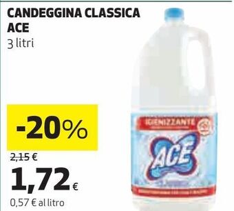 Coop Candeggina classica ace offerta
