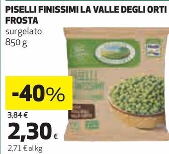 Coop Piselli finissimi la valle deglir orti frosta surgelato offerta