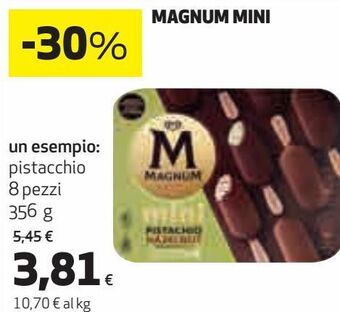 Coop Magnum mini un esempio: pistacchio 8 pezzi offerta