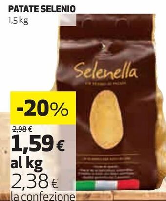 Coop Patate selenio offerta