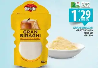 Sisa Biraghi Gran Biraghi Grattugiato Fresco 100 gr offerta
