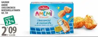 Sisa Galbani Amemì i bocconcini di mozzarella panata 150 gr offerta