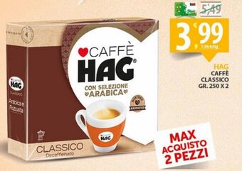 Hag Caffè Classico 250 gr x 2