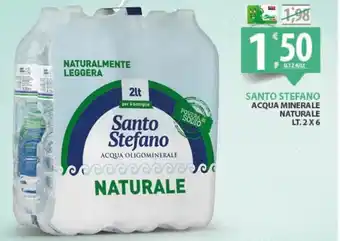 Sisa Santo Stefano Acqua minerale naturale 2 lt x 6 offerta