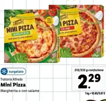 Italmark Trattoria Alfredo Mini Pizza 212//232 g offerta