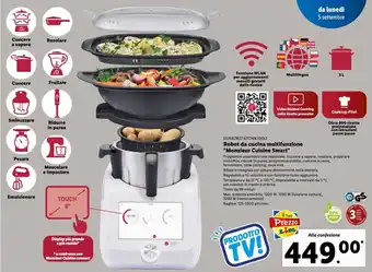 Italmark Silvercrest Kitchen Tools Robot da cucina multifunzione "Monsieur Cuisine Smart" offerta