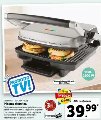 Italmark Silvercrest Kitchen Tools Piastra elettrica offerta