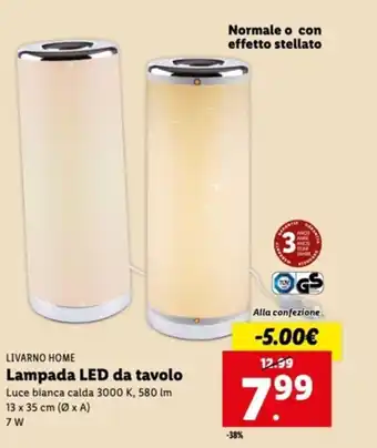 Livarno Home Lampada LED da tavolo