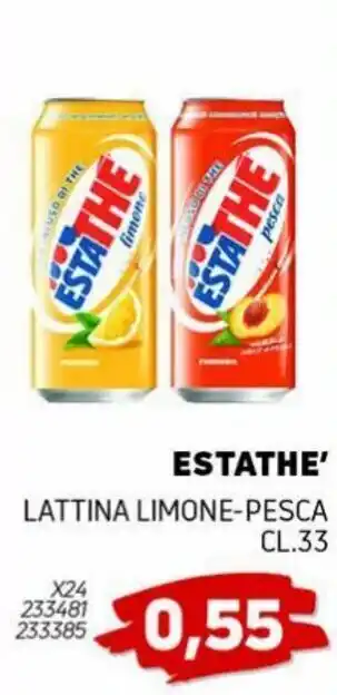 EstaThè lattina limone-pesca 33 cl