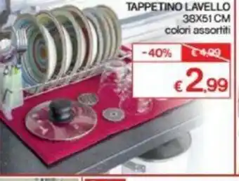 Satur Tappetino Lavello 38x51cm offerta
