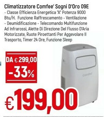 Famila Comfeè Climatizzatore Sogni D'oro 09e offerta