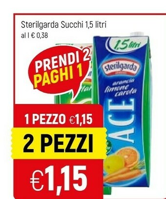 Famila Sterilgarda Succo All'Arancia Rossa 1500 G(ml) offerta