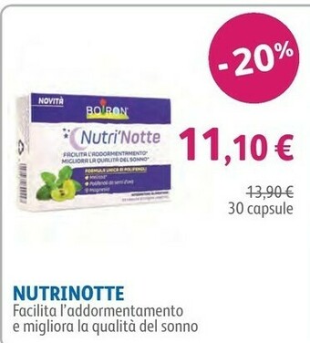 Lloyds Farmacia Nutrinotte 30 Capsule offerta